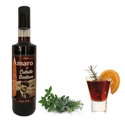 Amaro il Coltello Siciliano Cl 70 Liquore Tonico e Digestivo